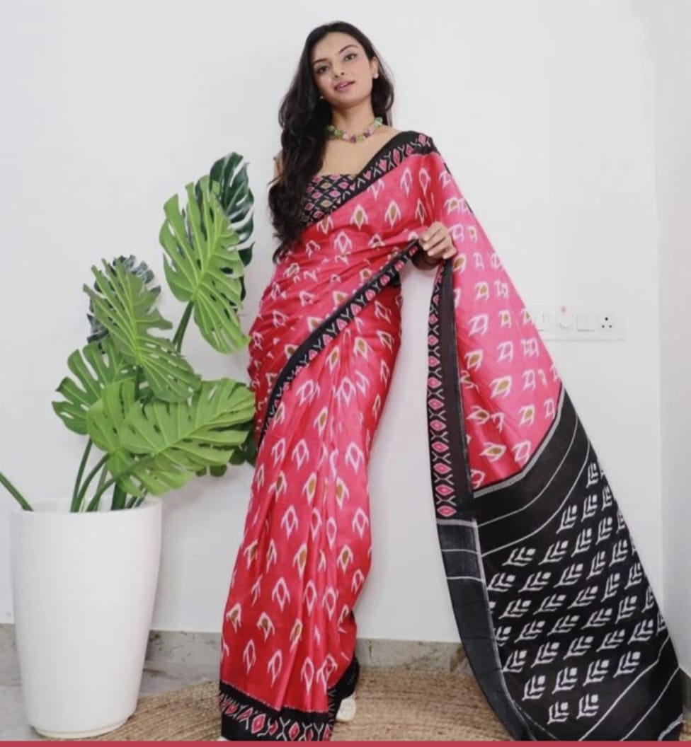 Vk 4179 Linen Digital Print Designer Saree Catalog